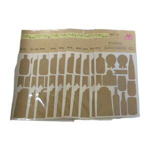 (10) Crafter's Square Stickers Paper Crafts - Girls Night Out, Wine Tour, Party